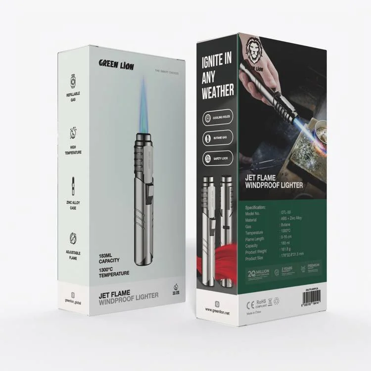 فندک اتمی گرین لاین مدل Jet Flame — ظرفیت ۱۸۳میلیلیتر