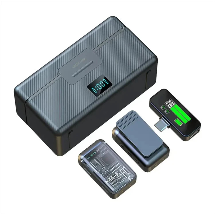 میکروفن یقهای بیسیم گرینلاین مدل GM-90X با درگاه — تصویر ۲