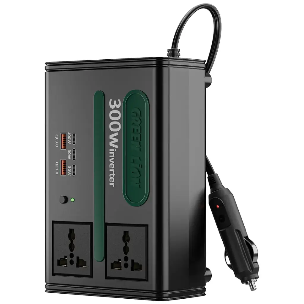 اینورتر خودرو گرین لاین مدل GCac-300 GNaGC300PINBK