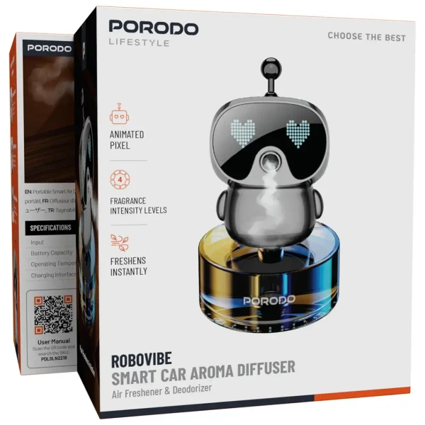 پخش کننده عطر هوشمند خودرو Porodo PDLSLN2219 — تصویر ۲