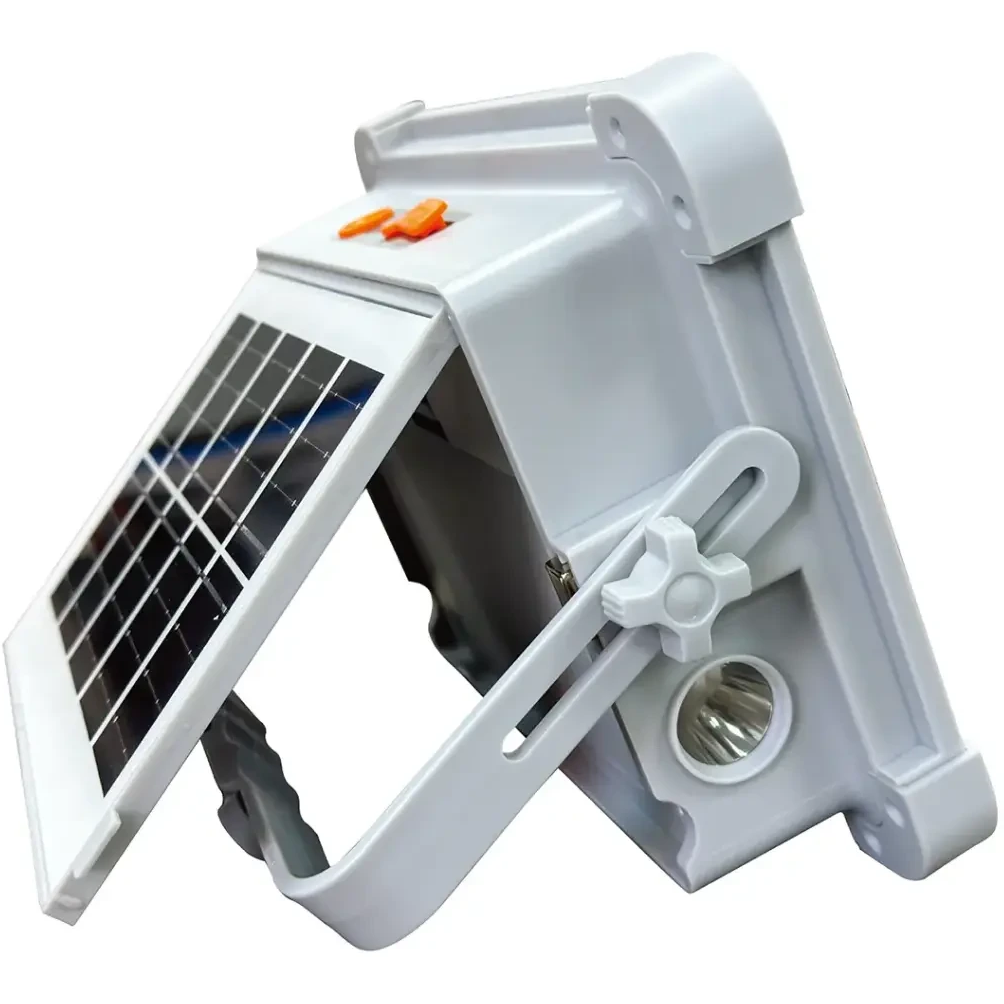 چراغ خورشیدی قابل شارژ Porodo Sunlite مدل PDQTS100WH — تصویر ۲
