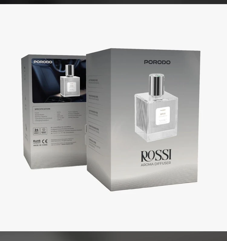 دستگاه پخشکننده عطر ۵۰۰ میلیلیتر پرودو Rossi | تایمر و نورپردازی